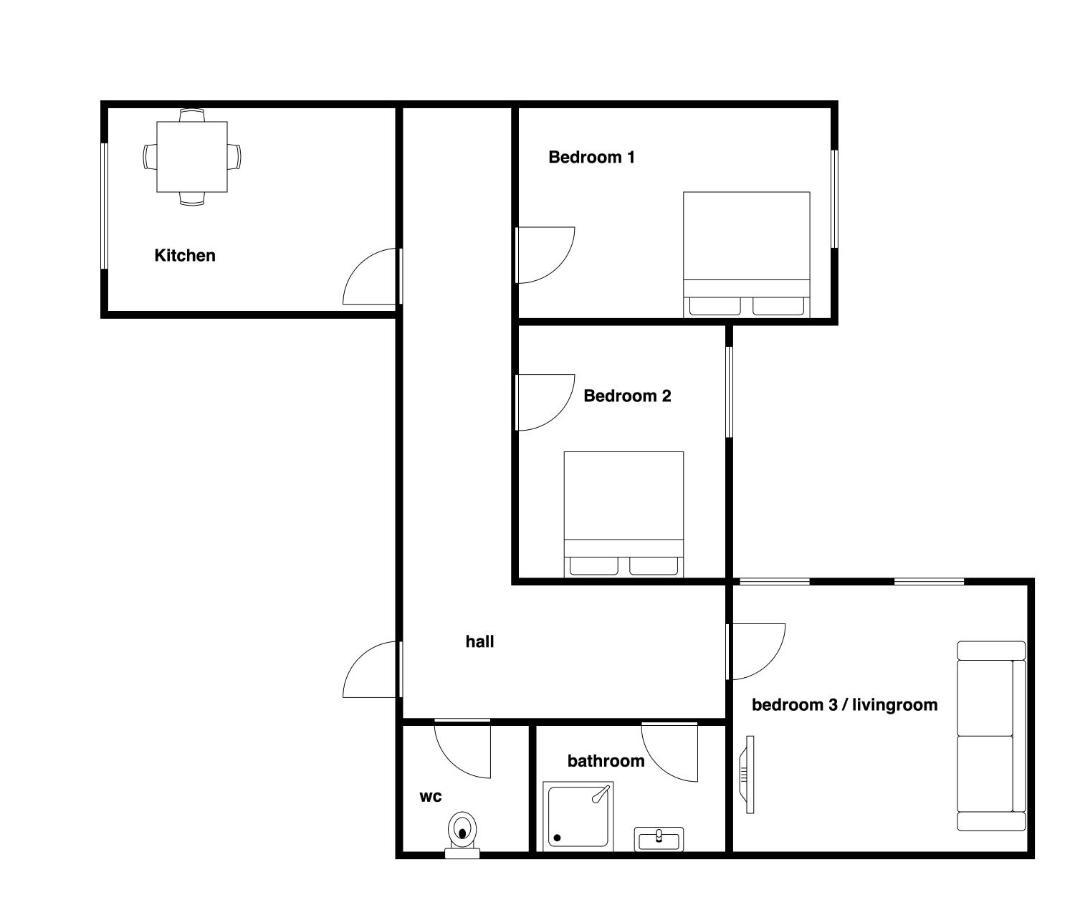 Lacplesa Downtown New 2-Bedroom Apartment รีกา ภายนอก รูปภาพ